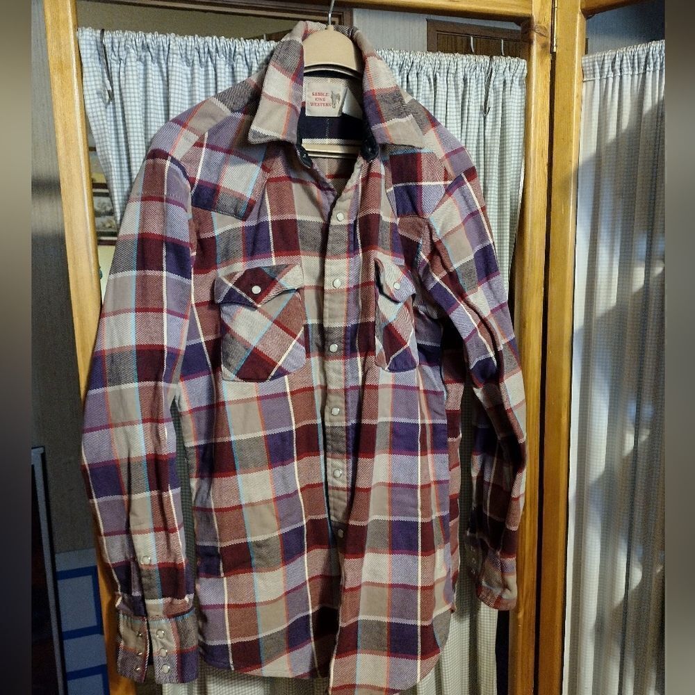 Vintage Saddle King Western shirt